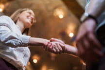 Professionals shaking hands