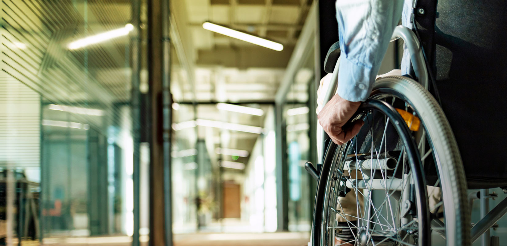 Person in a wheelchair